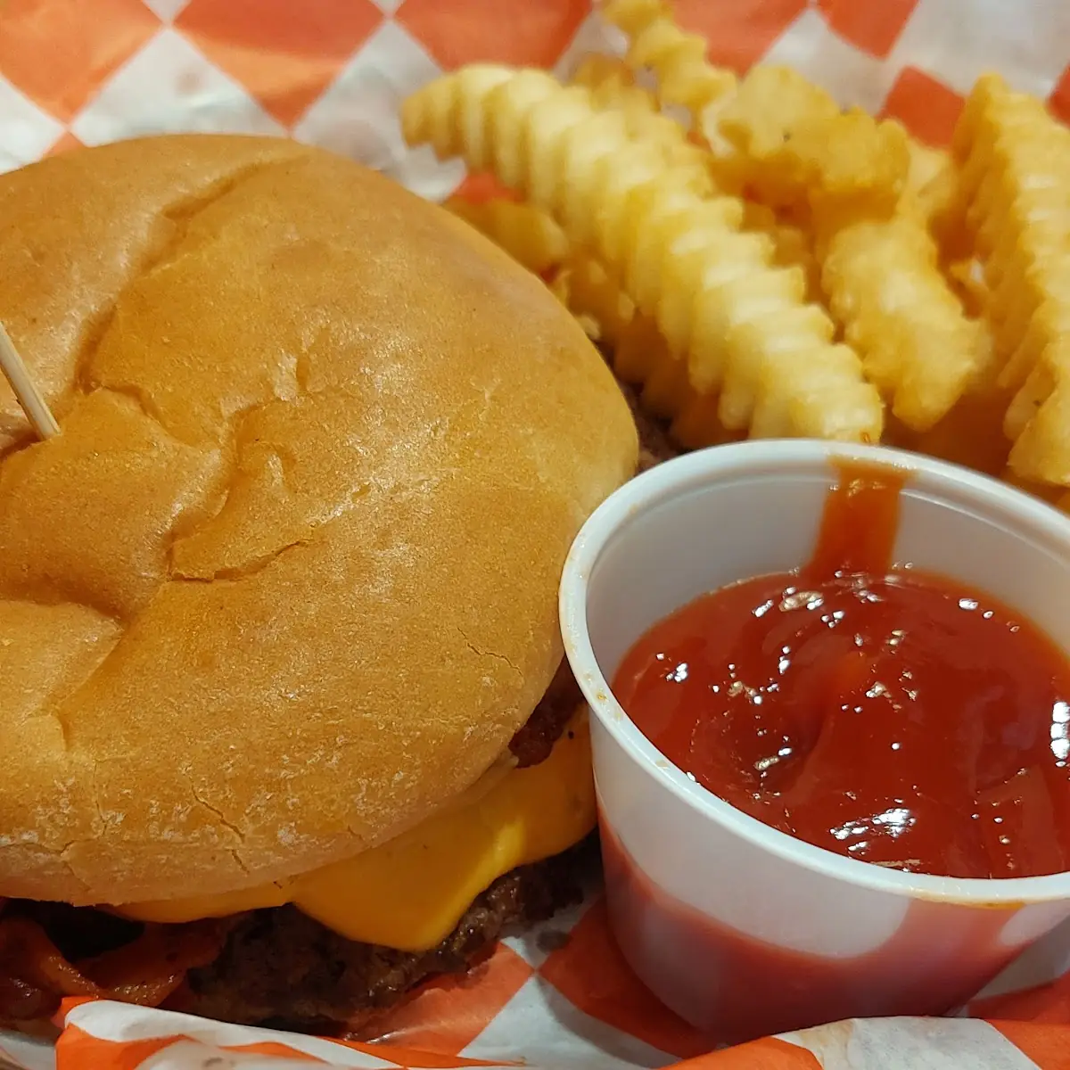 Beer Cheese and Bacon Burger