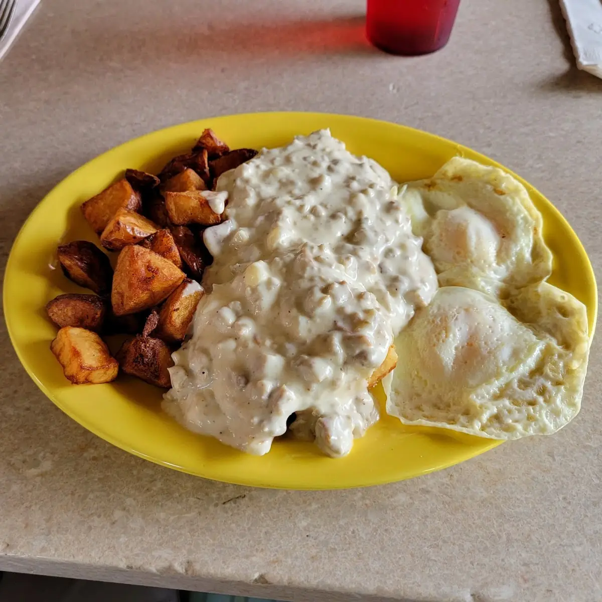 Biscuits with Sausage Gravy