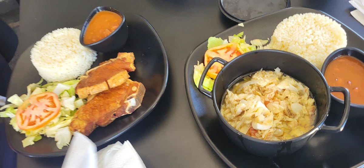 Fried Pork Chops and Cod Fish Salad Daily Special