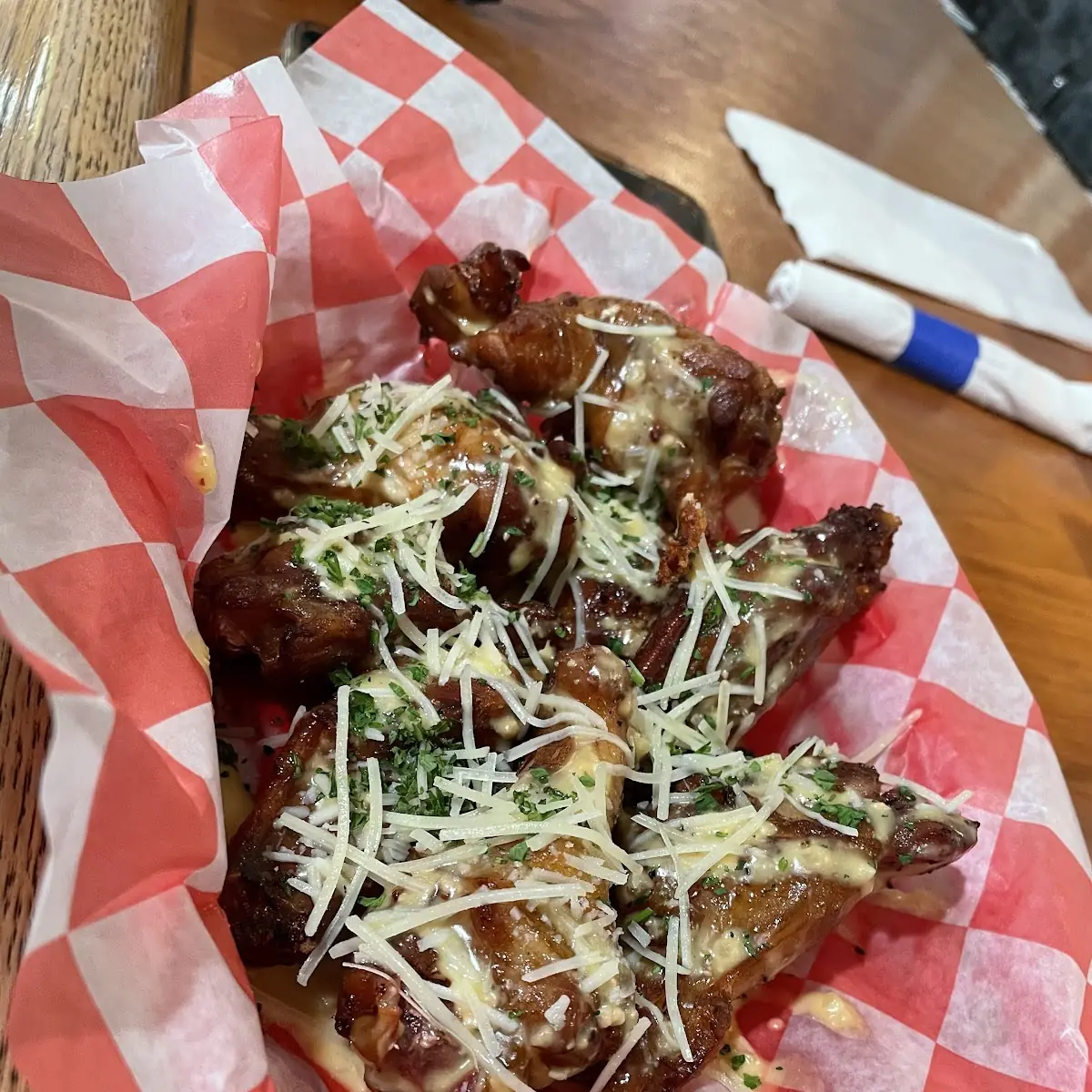Garlic Parmesan Wings