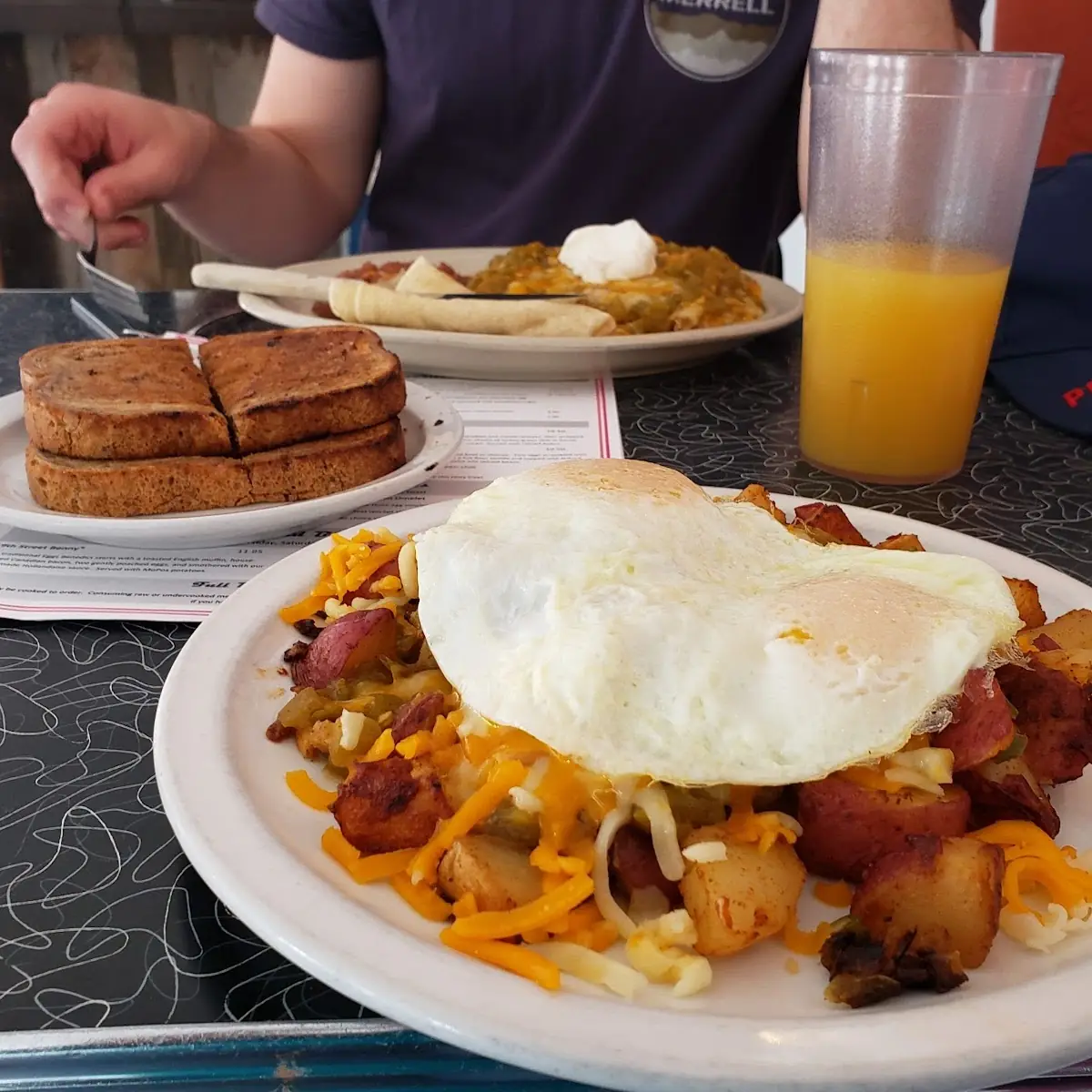 Breakfast Delight with Green Chili