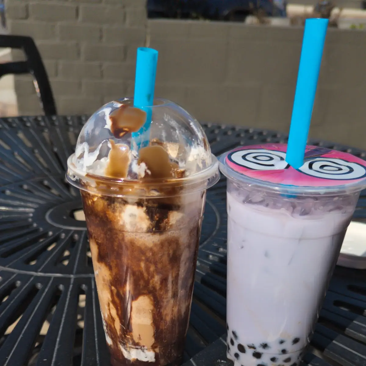 Java Chip Milk Tea and Taro Milk Tea and Red Velvet Edible Cookie Dough