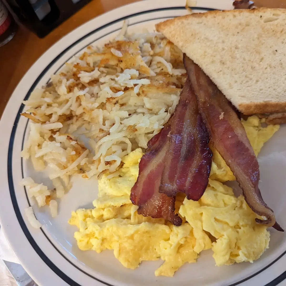 Scrambled Eggs with Bacon
