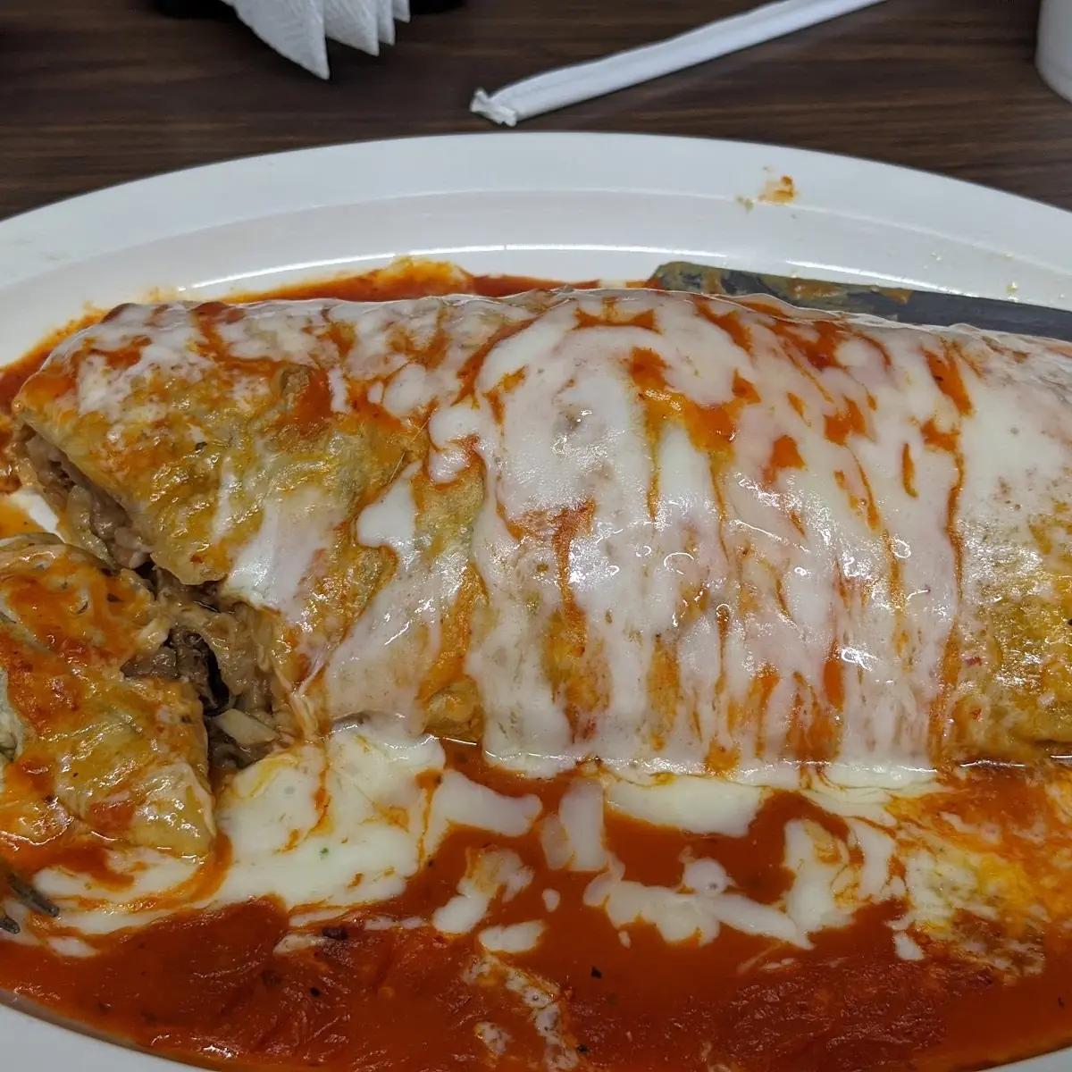 Asada Burrito Ranchero Style