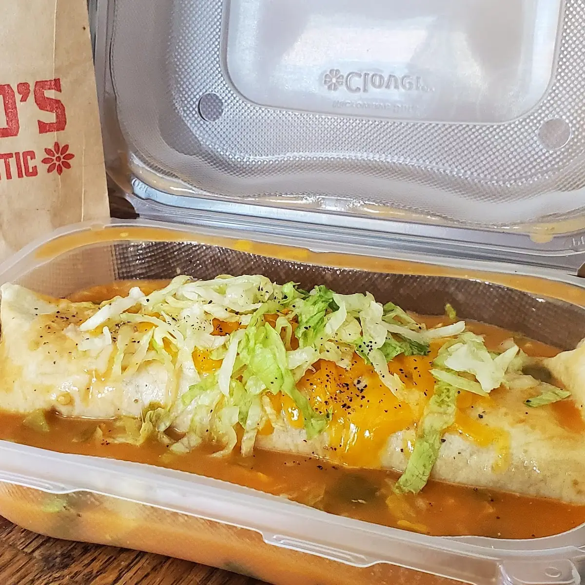 Deluxe Smothered Beef and Bean Burrito