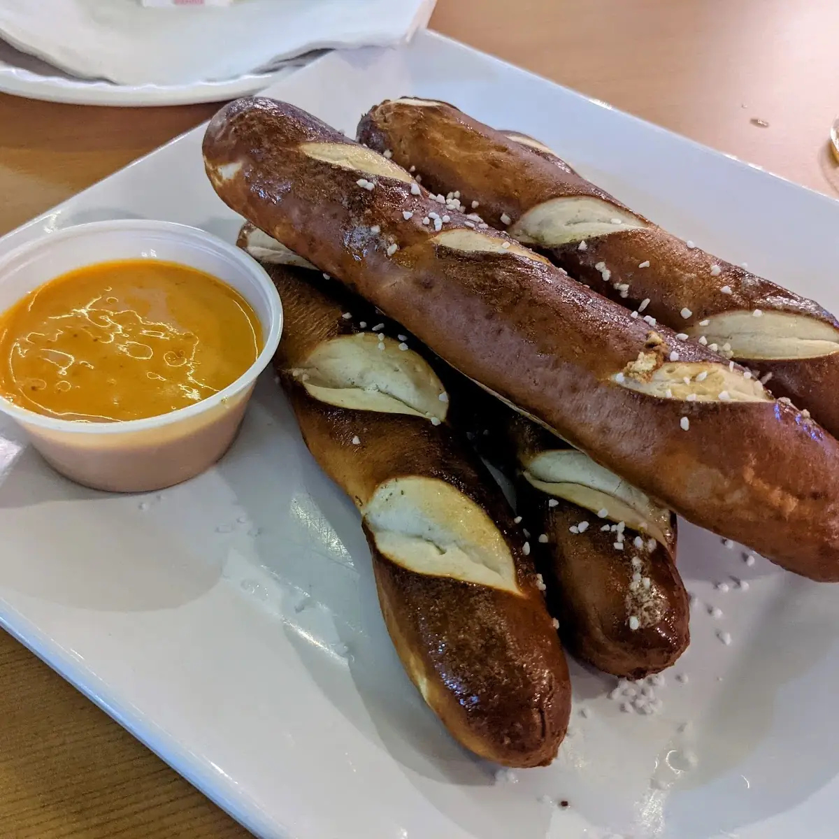 Pretzel Sticks with Spicy Mustard