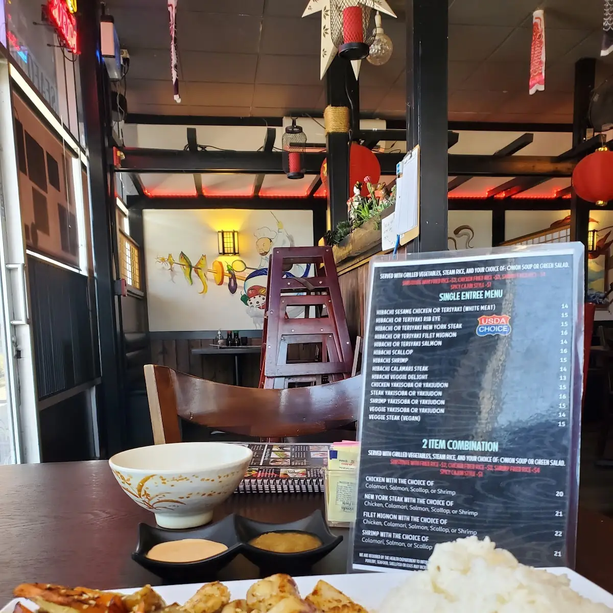 2 Item Combo Scallop and Chicken