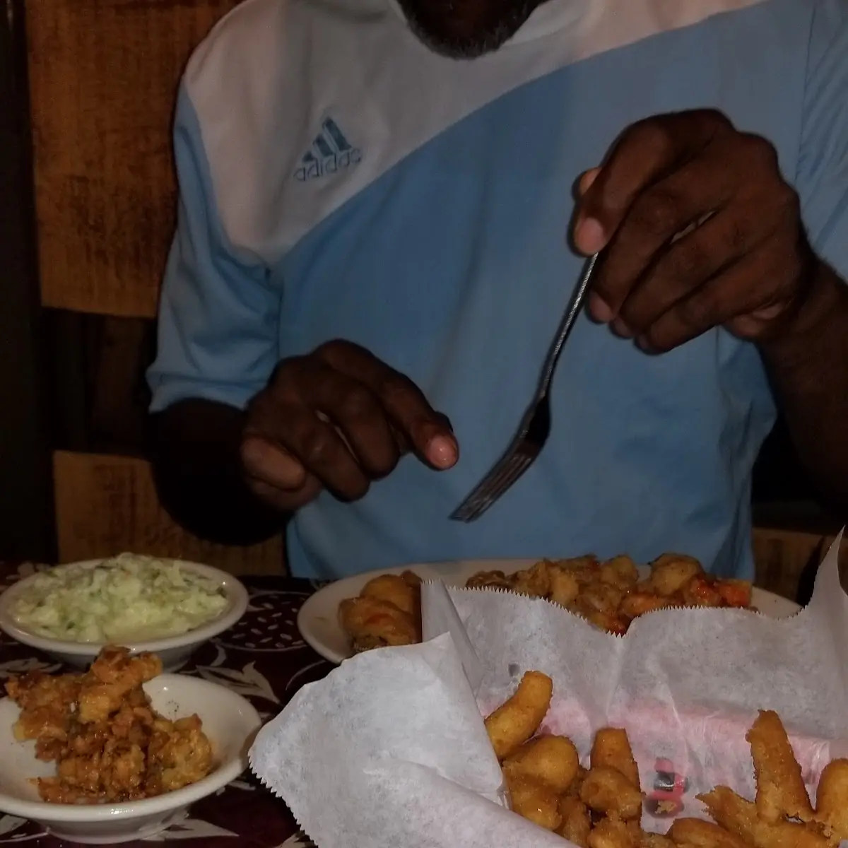 Seafood Combo Fish Oysters and Shrimp