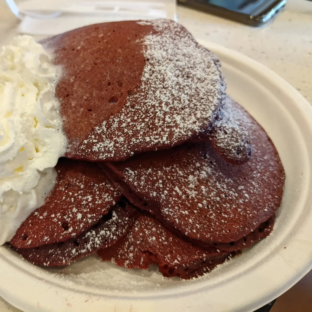 Red Velvet Pancakes