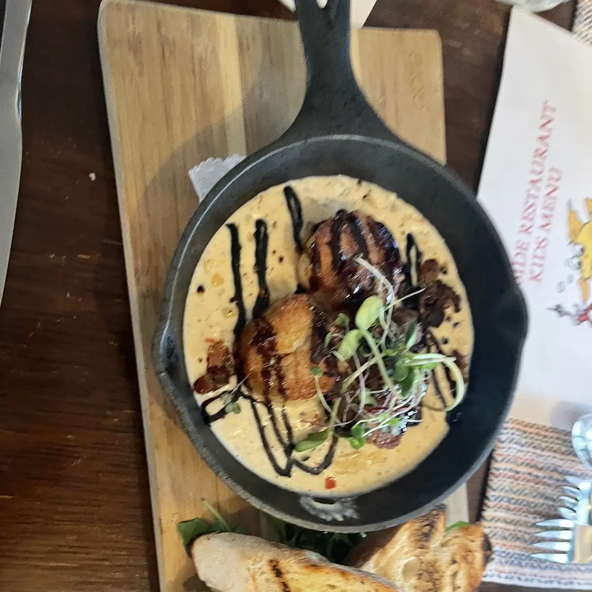 Cast Iron Scallops