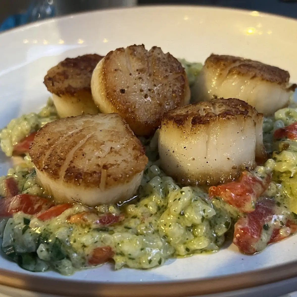 Cast Iron Seared Scallops