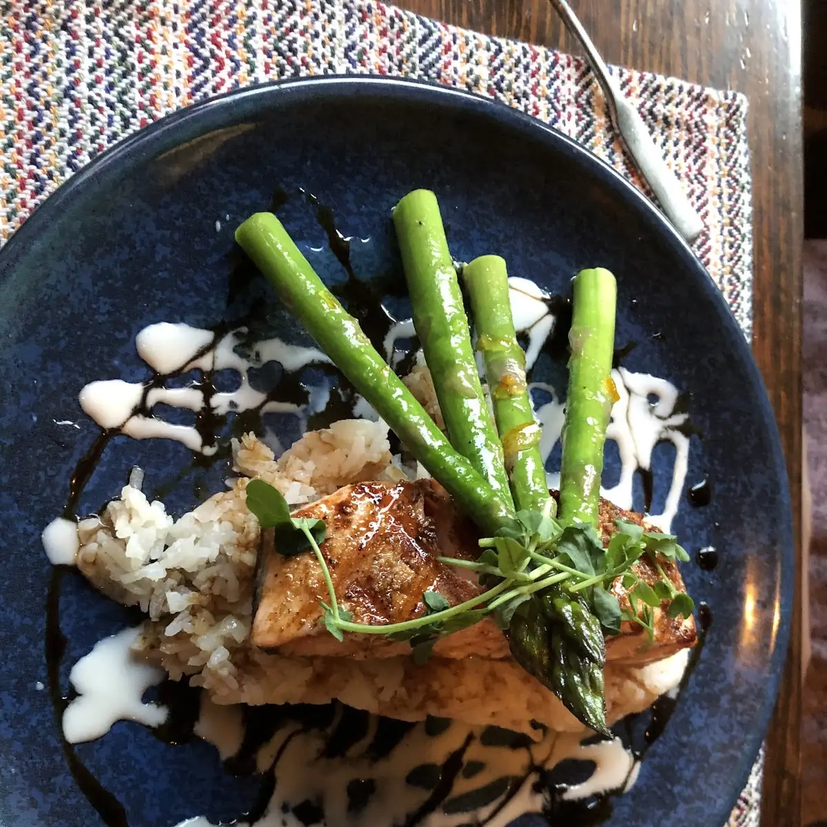 Soy Demi-Glace Grilled Salmon