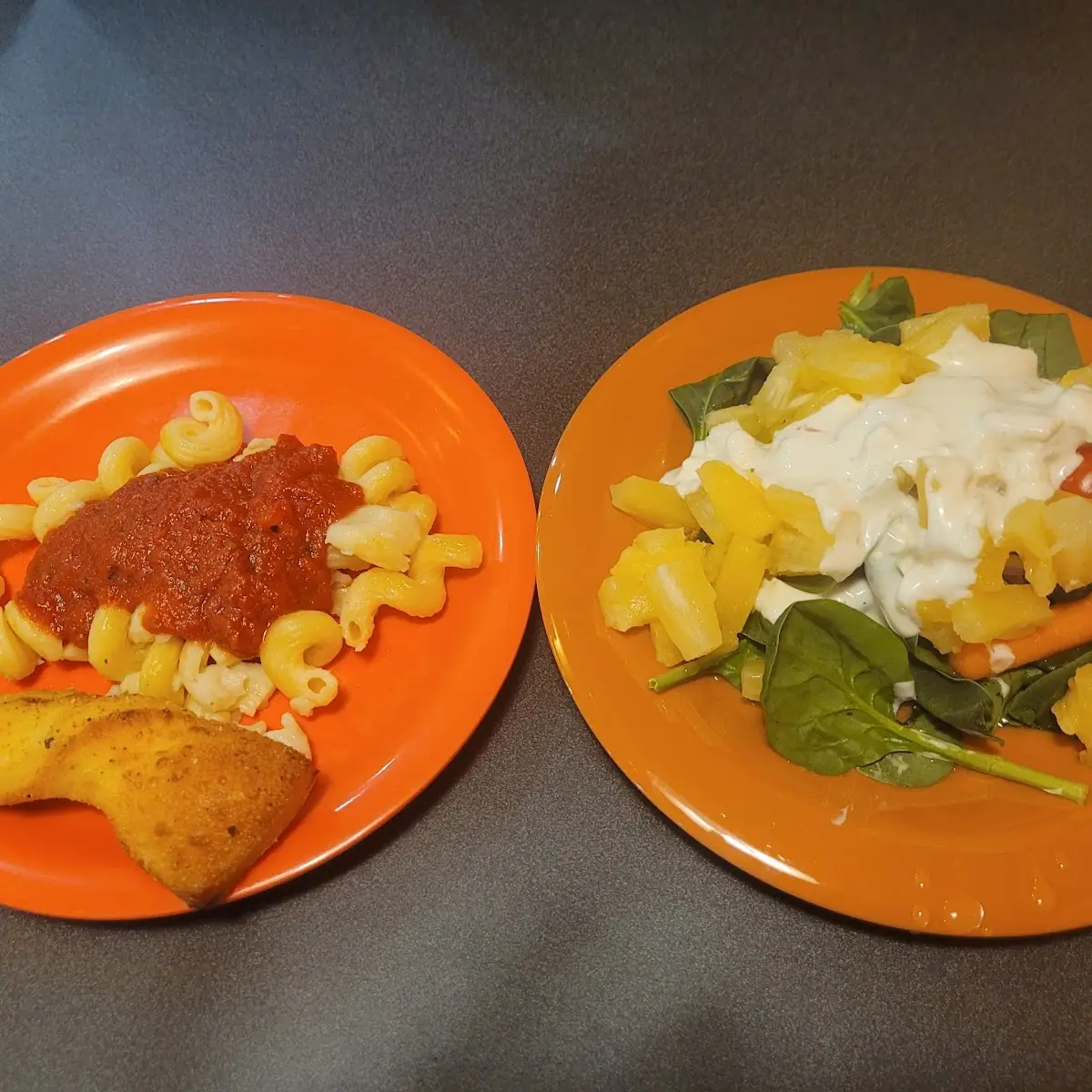 Pasta and Tomato Sauce - Salad