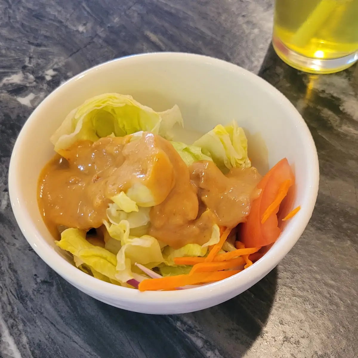 Salad and Spring Rolls