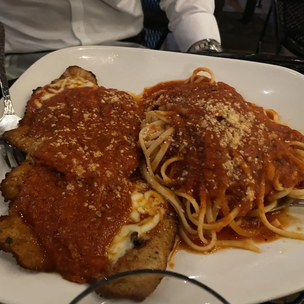 Chicken or Veal Parmigiana