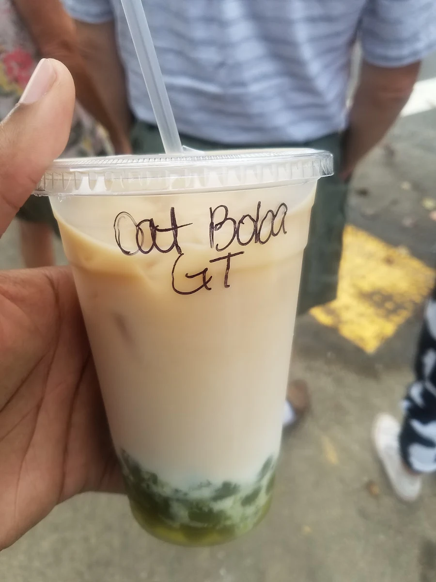 Green Tea Boba Latte