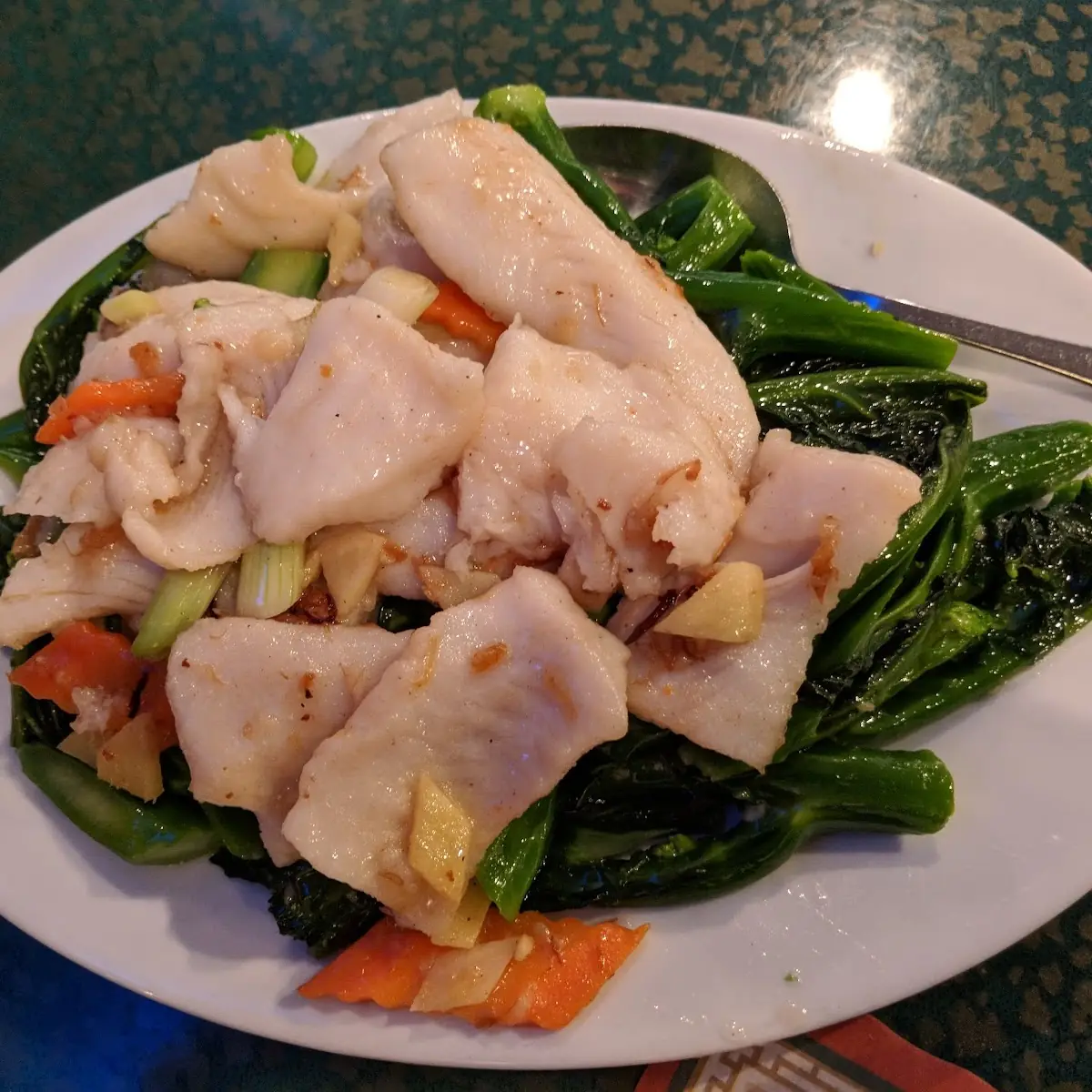 Fish with Chinese Vegetables