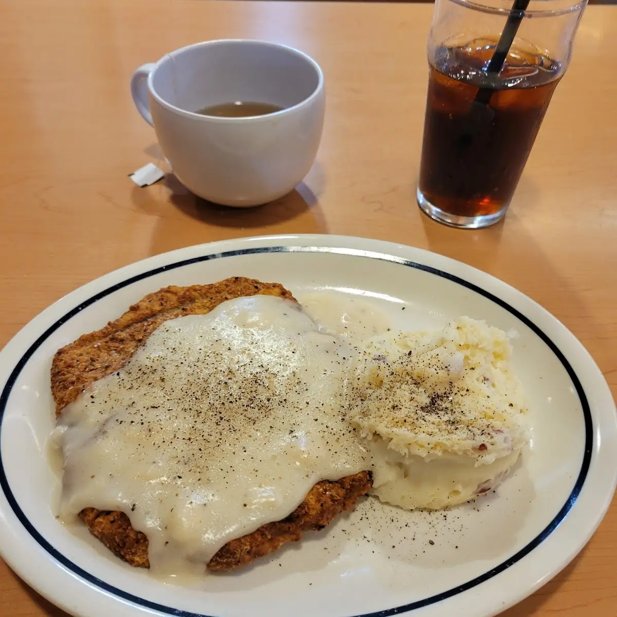Chicken Fried Chicken and Mashed Potatoes