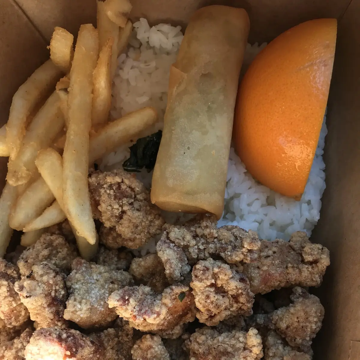 Popcom Chicken Bento