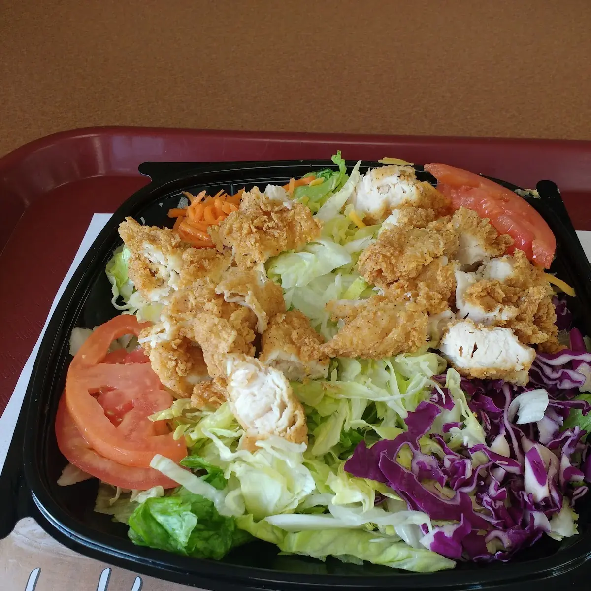 Crispy Chicken Salad