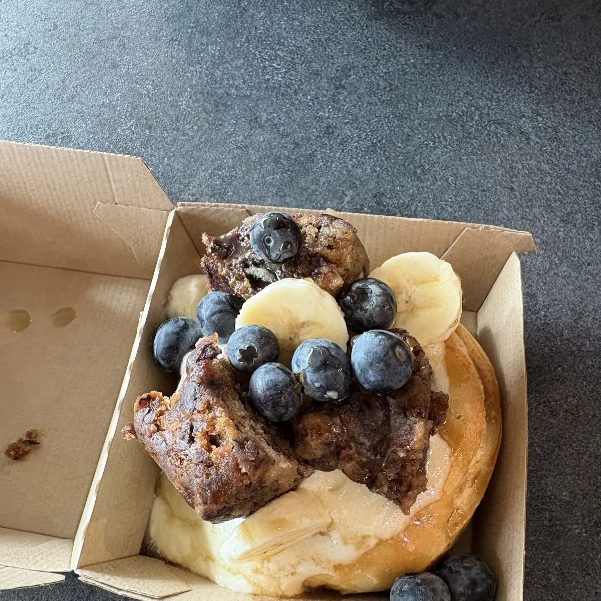 Blueberry Banana Pancake Roll
