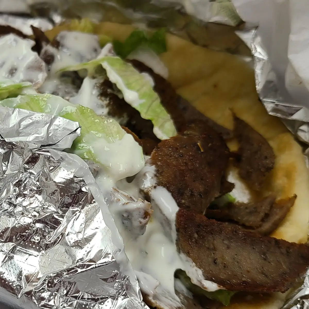 Gyro Sandwich Chicago Style Wrap
