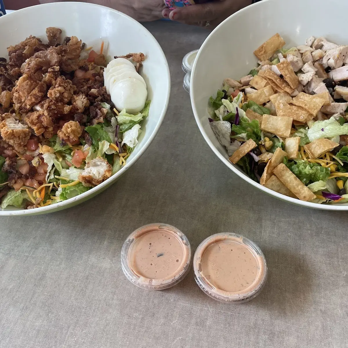 Crispy Chicken Salad Platter