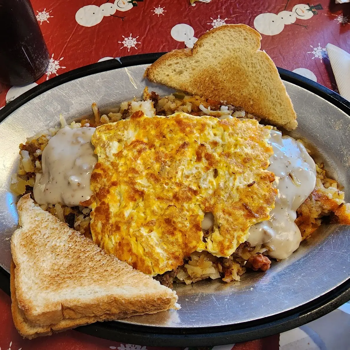 Country Fried Steak and Eggs