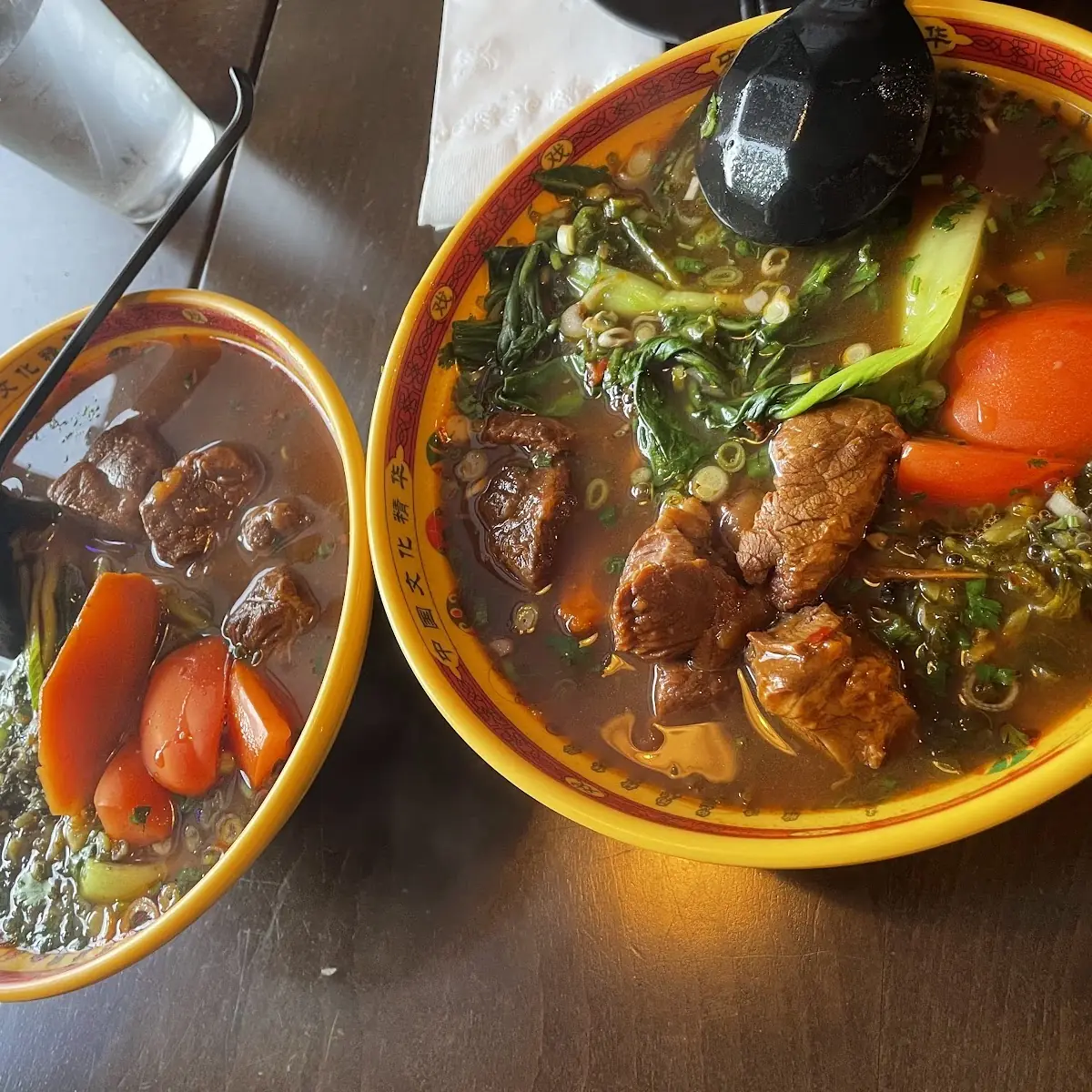 Tomato Beef Brisket Noodle Soup