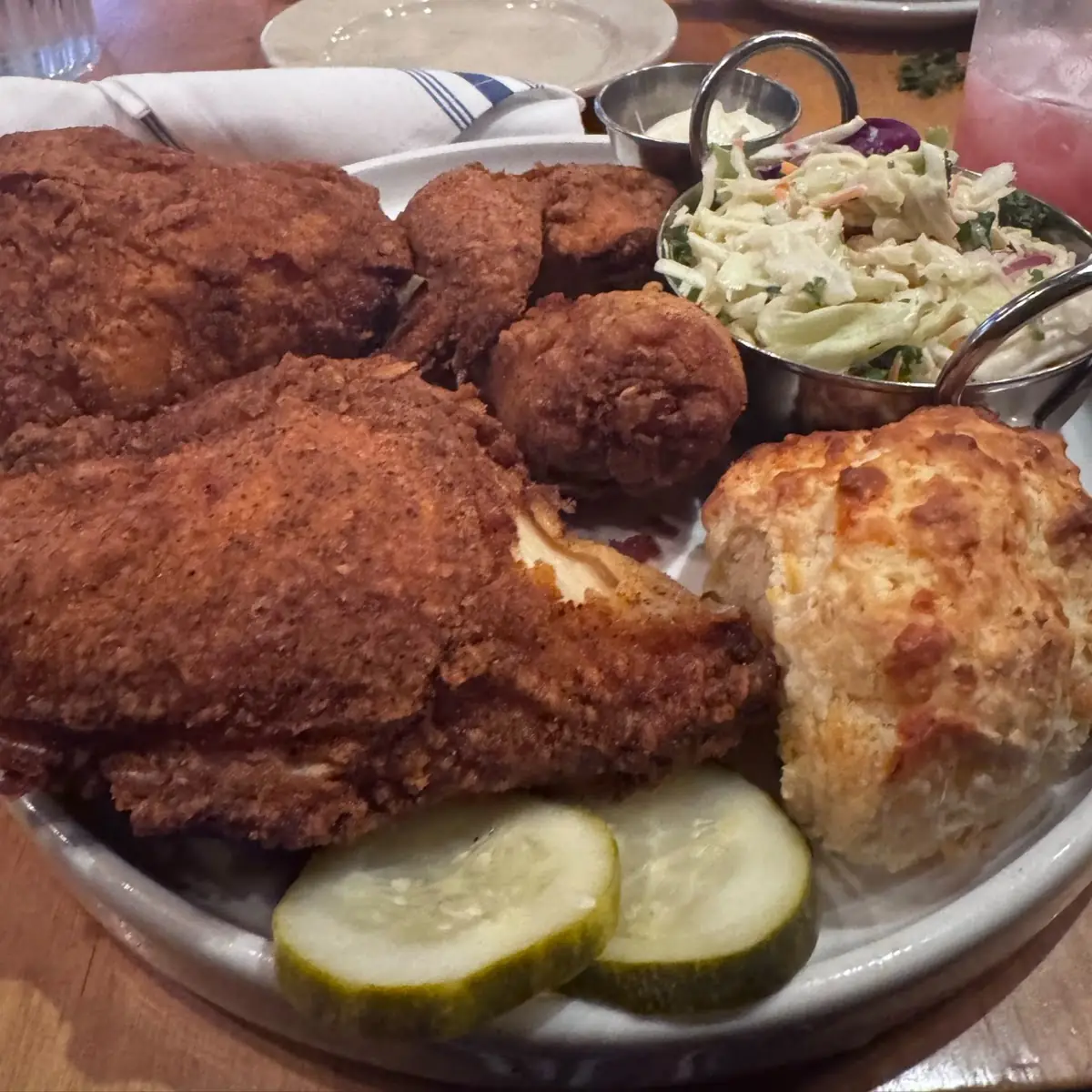 Fried Chicken with Buttermilk Biscuit