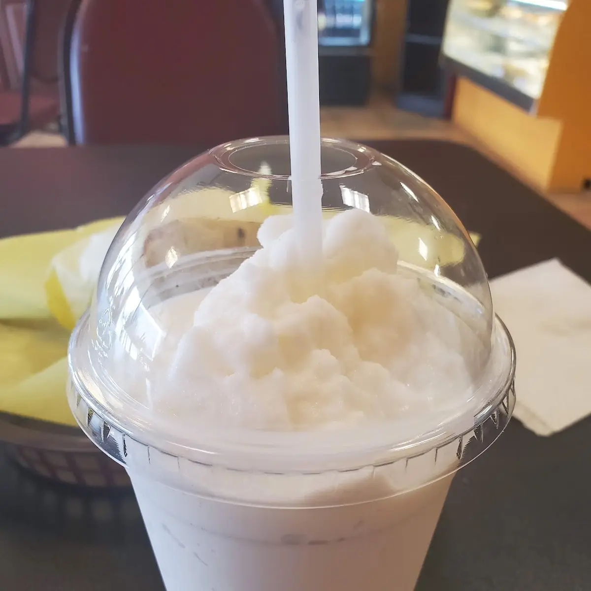 Avocado coconut taro smoothies