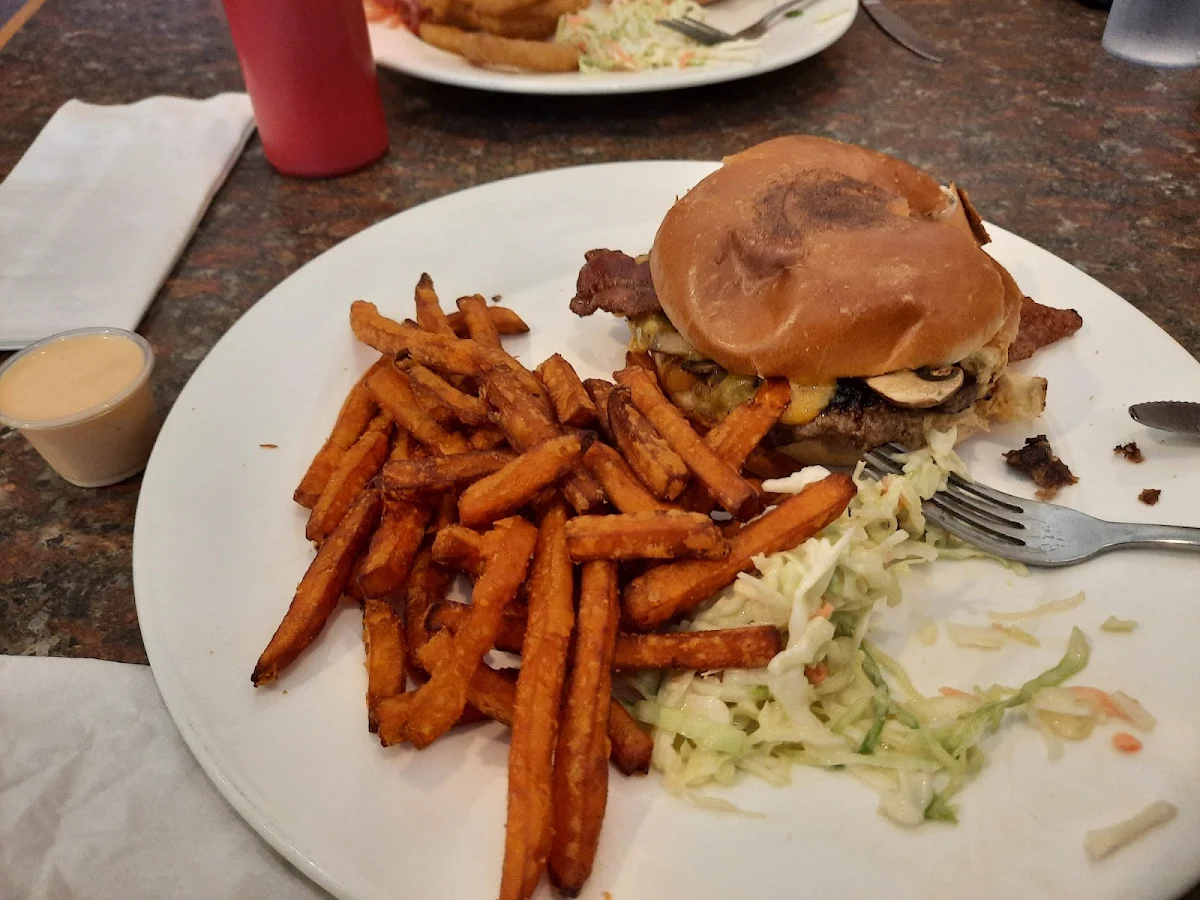 Bonnie Martin Burger and Sweet Potato Fries, Bonnie Martin Restaurant