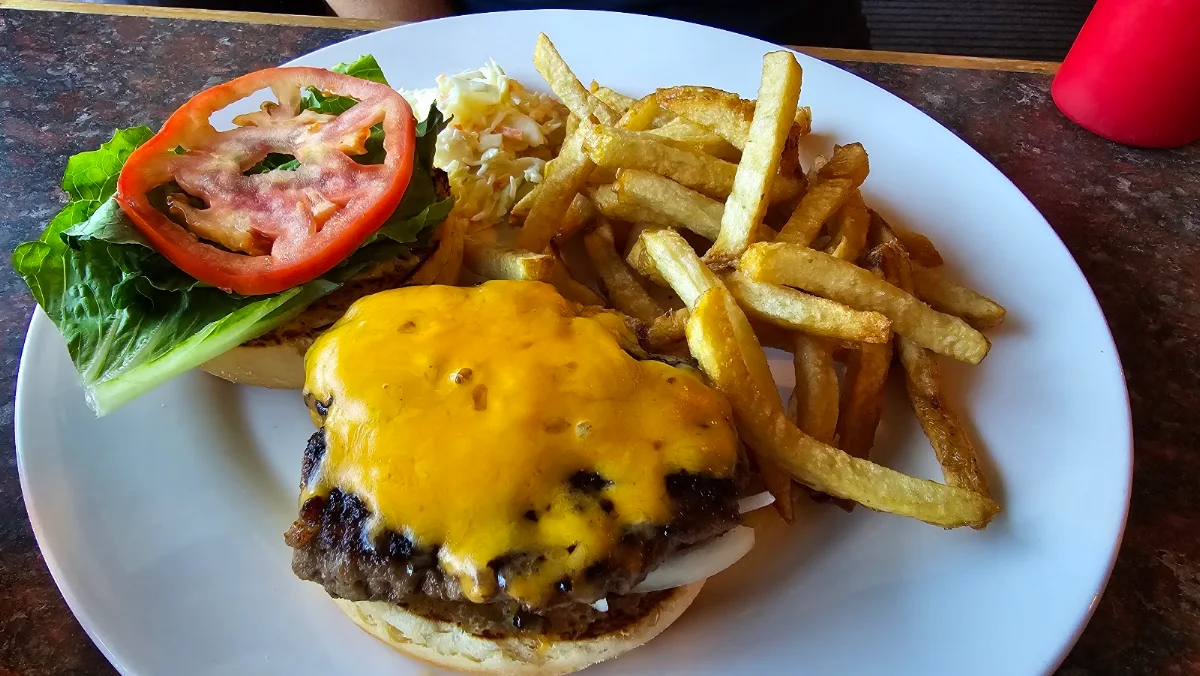 Cheeseburger and Fries WI, Bonnie Martin Restaurant