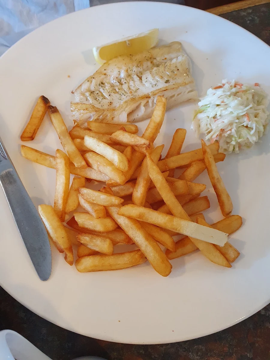 Grilled Fish and Chips, Bonnie Martin Restaurant