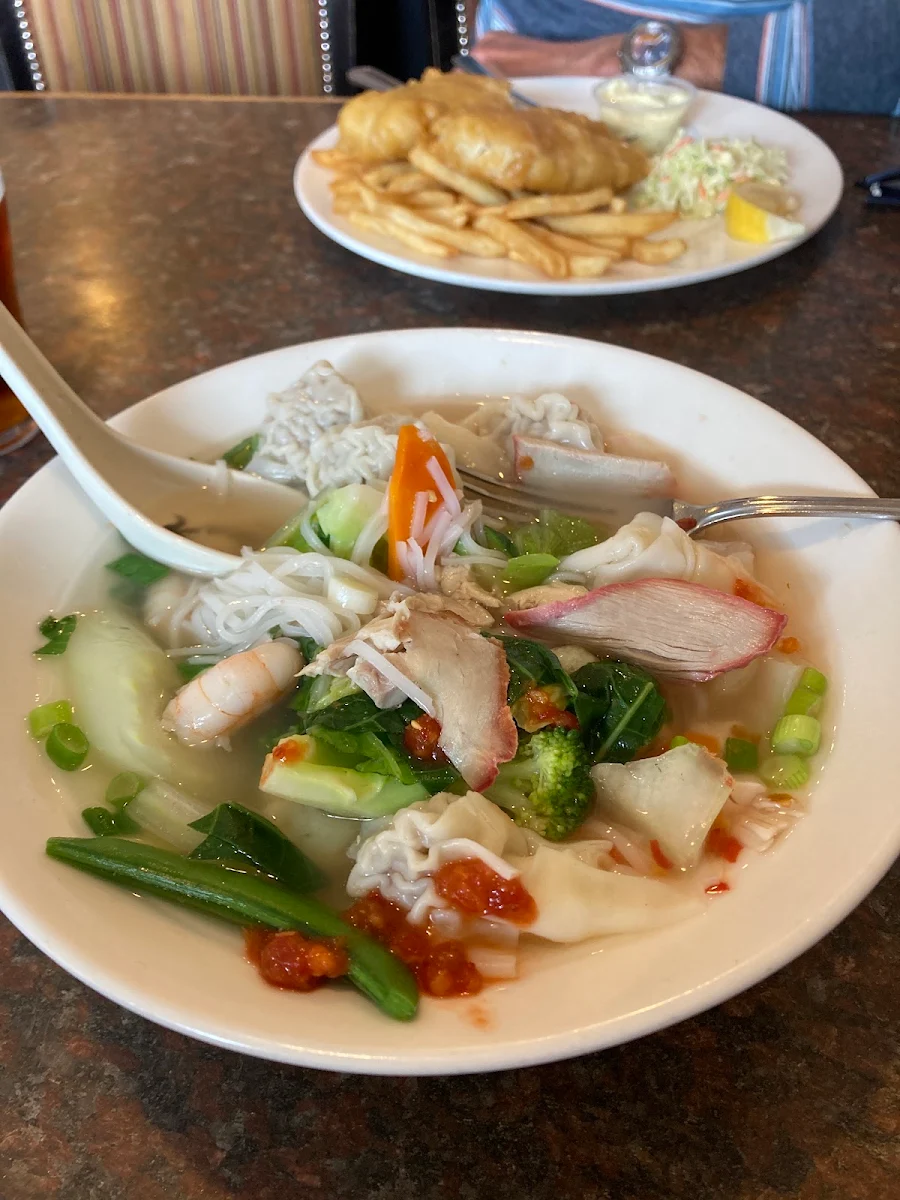 Small Won Ton Soup, Bonnie Martin Restaurant