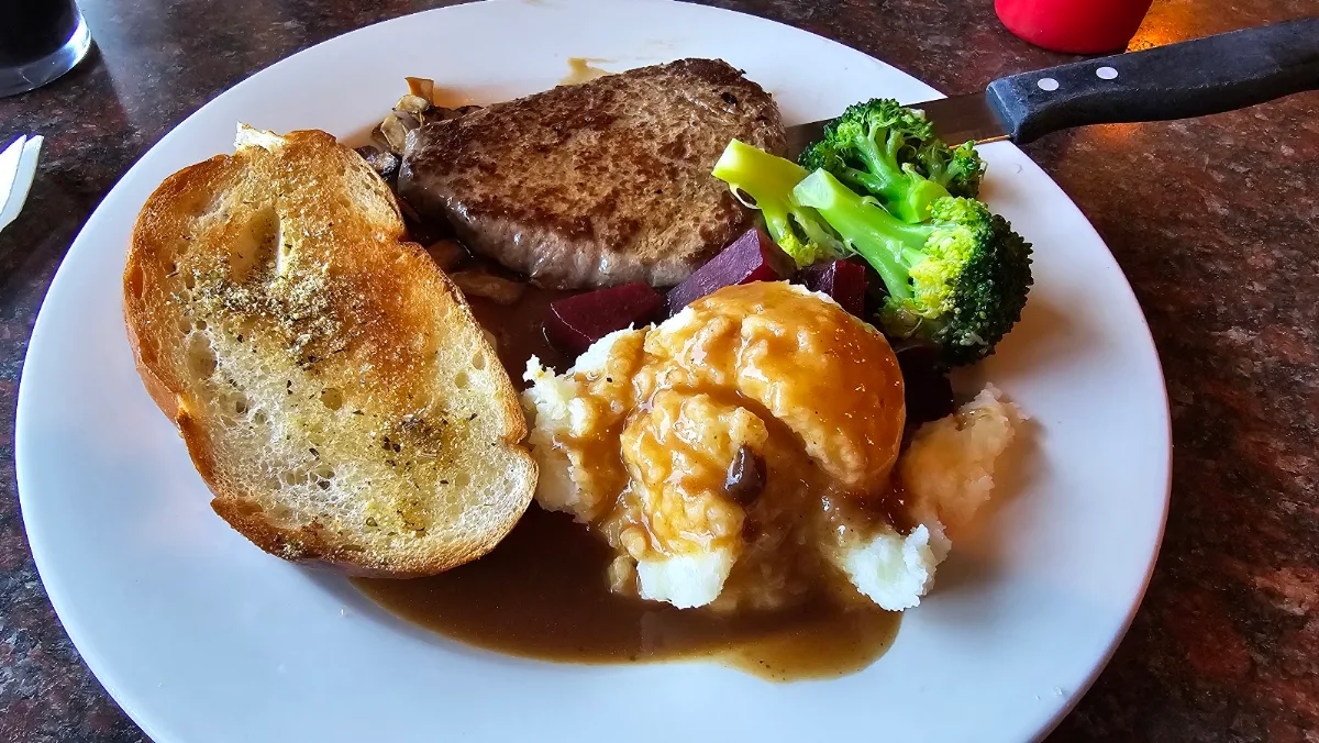 Steak Dinner, Bonnie Martin Restaurant