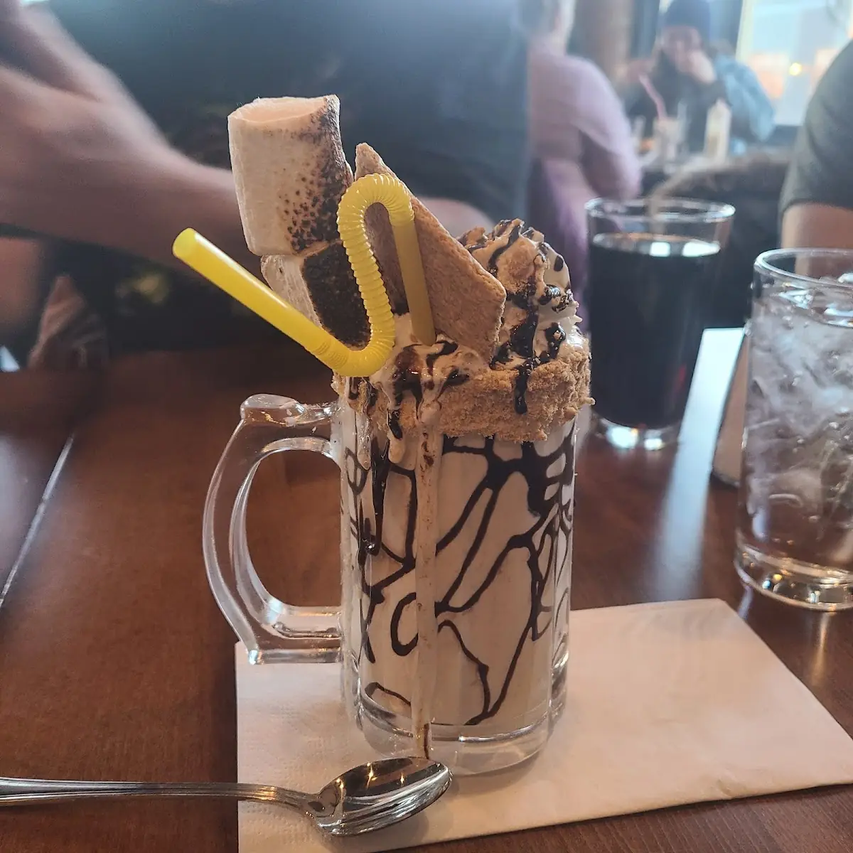Raspberry Chocolate Boozy Milkshake