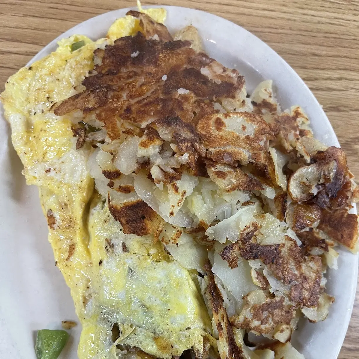 Corned Beef and Pastrami Omelette with Home Fries