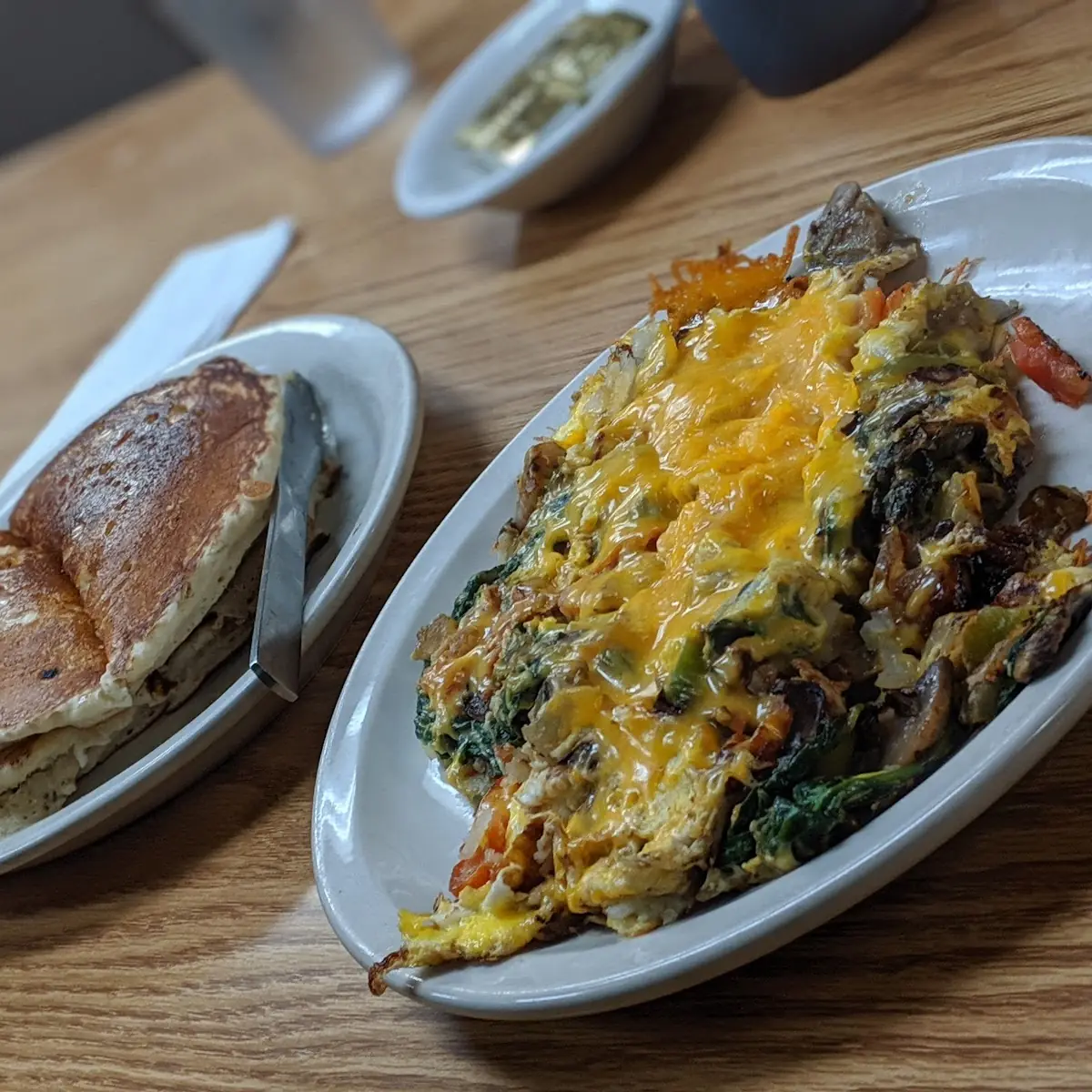 Veggie Omelet & French Toast