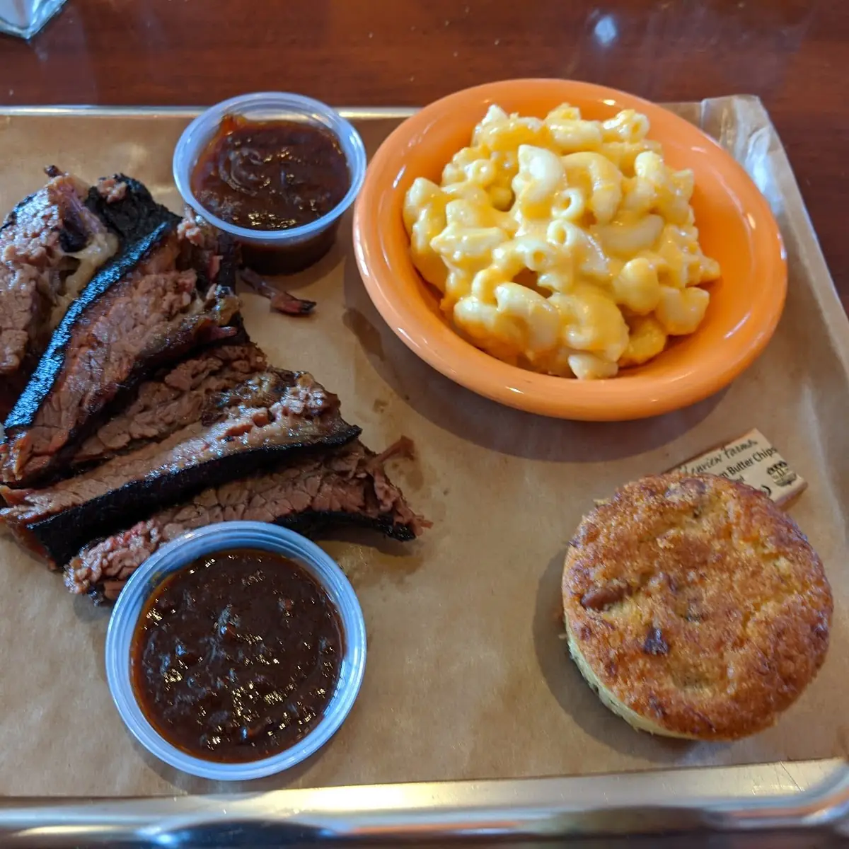 Rib Tips Platter with Fries and Mac and Cheese Dip