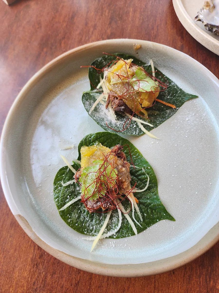 Beef Betel Leaf, Little Sister Restaurant & Cocktail Bar