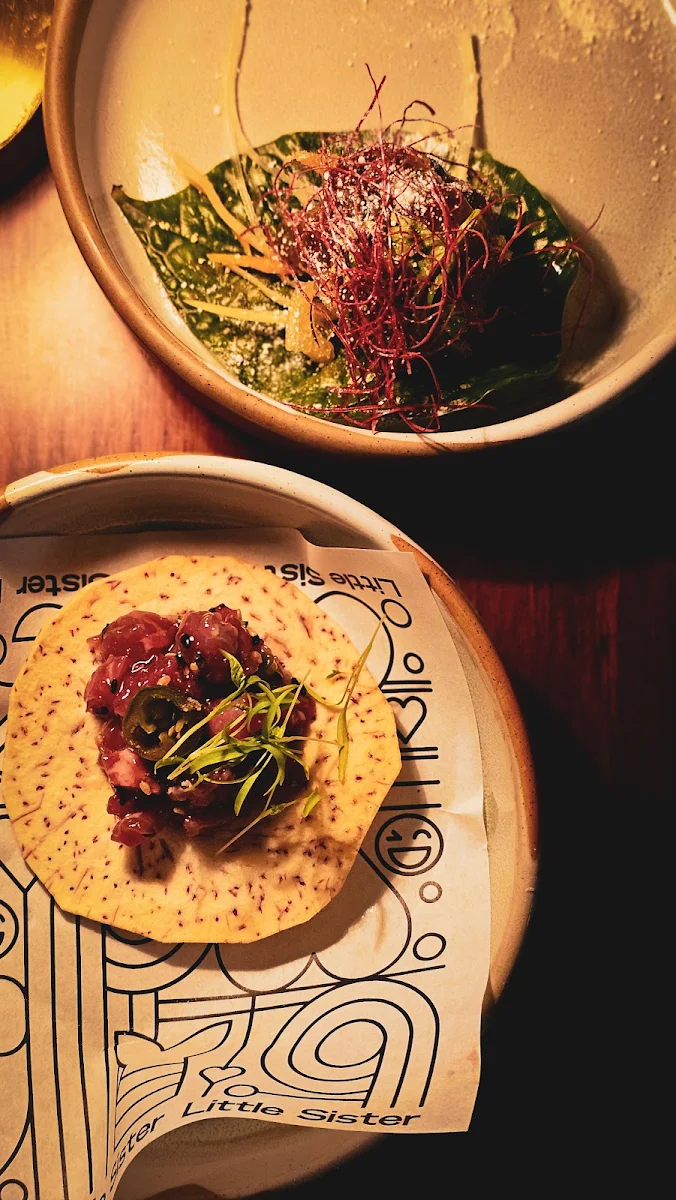 Beef Tartare, Little Sister Restaurant & Cocktail Bar