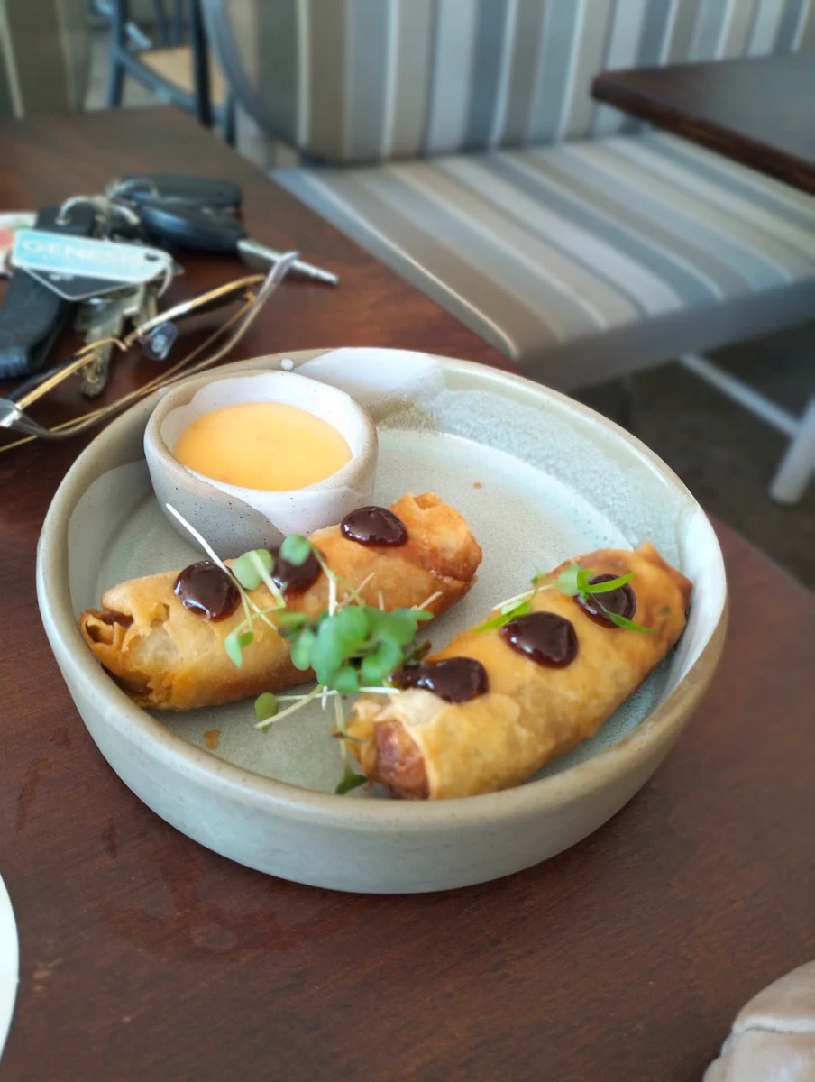 Duck Spring Rolls, Little Sister Restaurant & Cocktail Bar