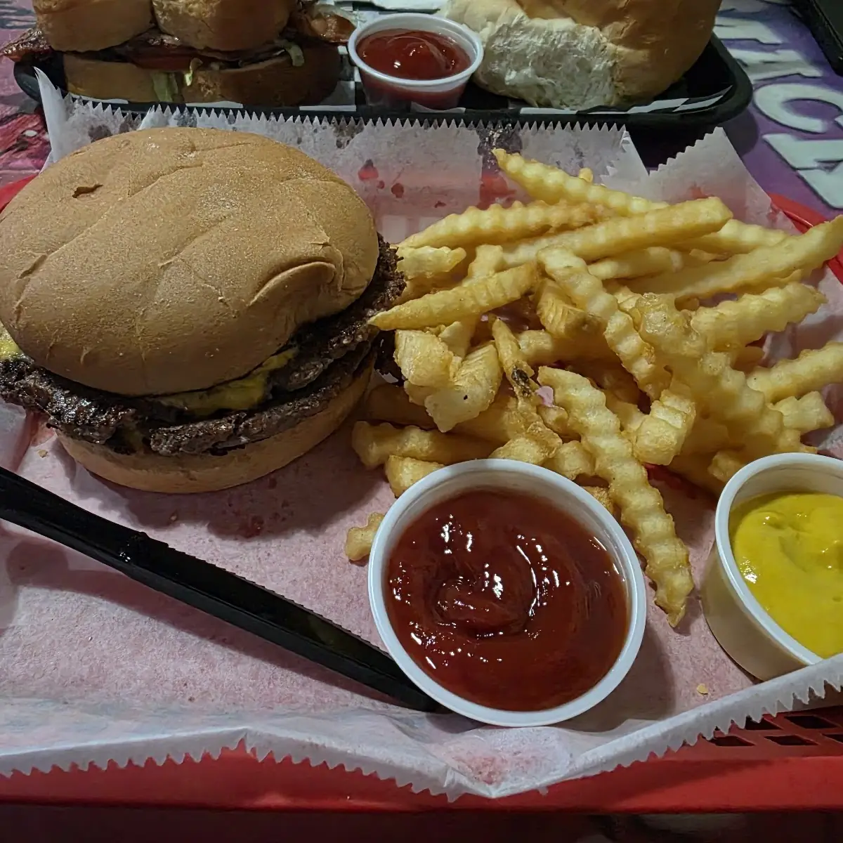 Double Cheeseburger with Fries