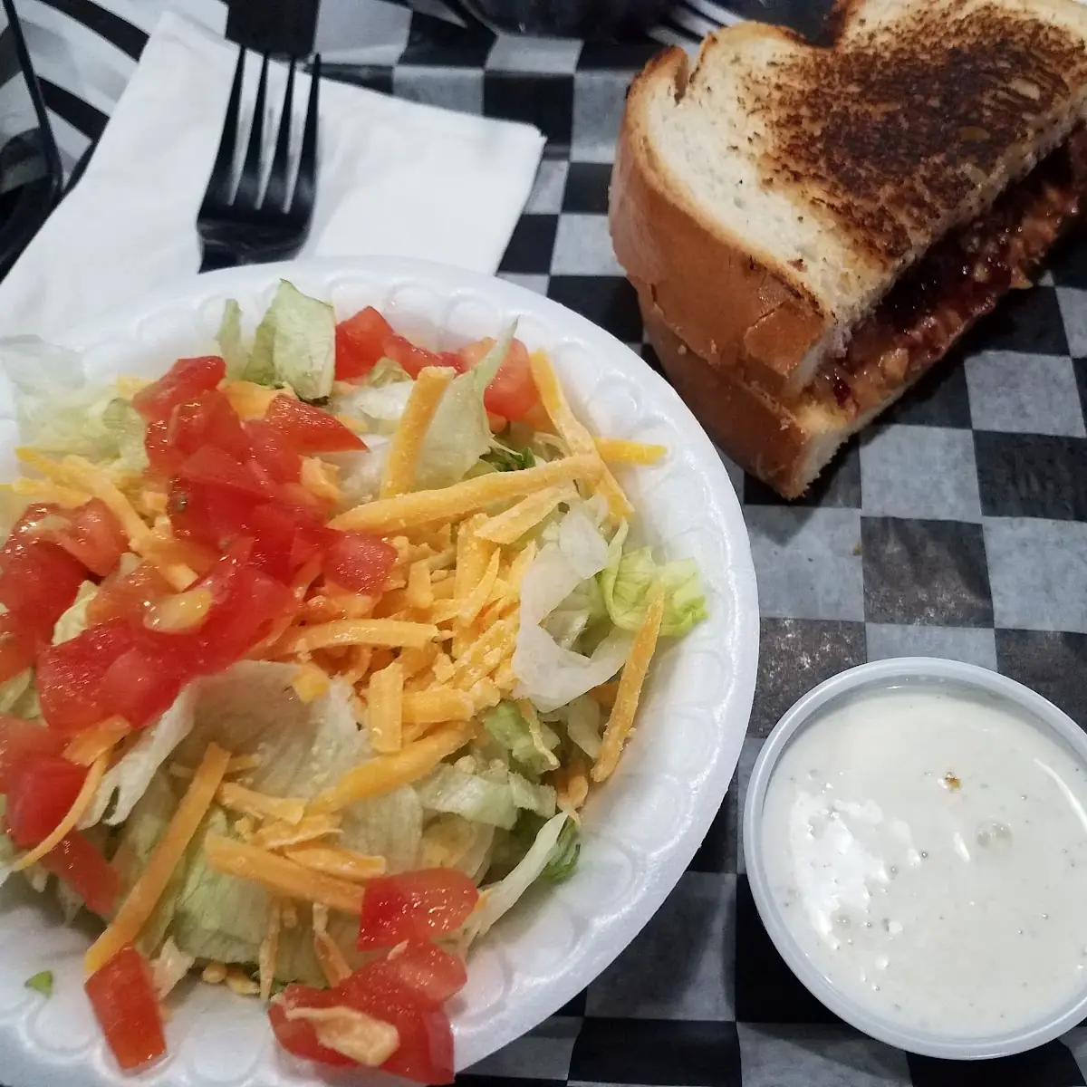 Grilled Peanut Butter & Jelly