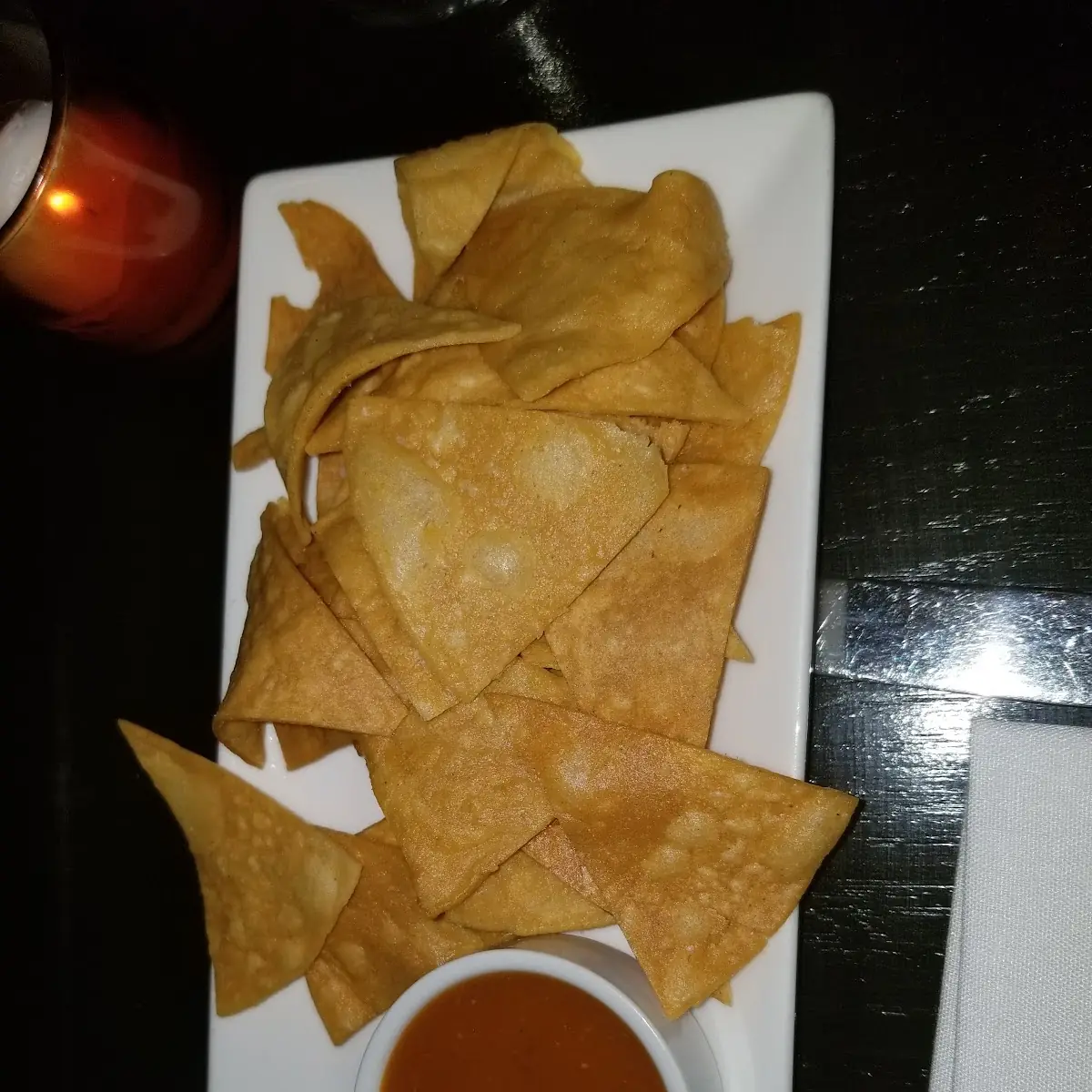 Chips with Salsa Tastes Like Ketchup