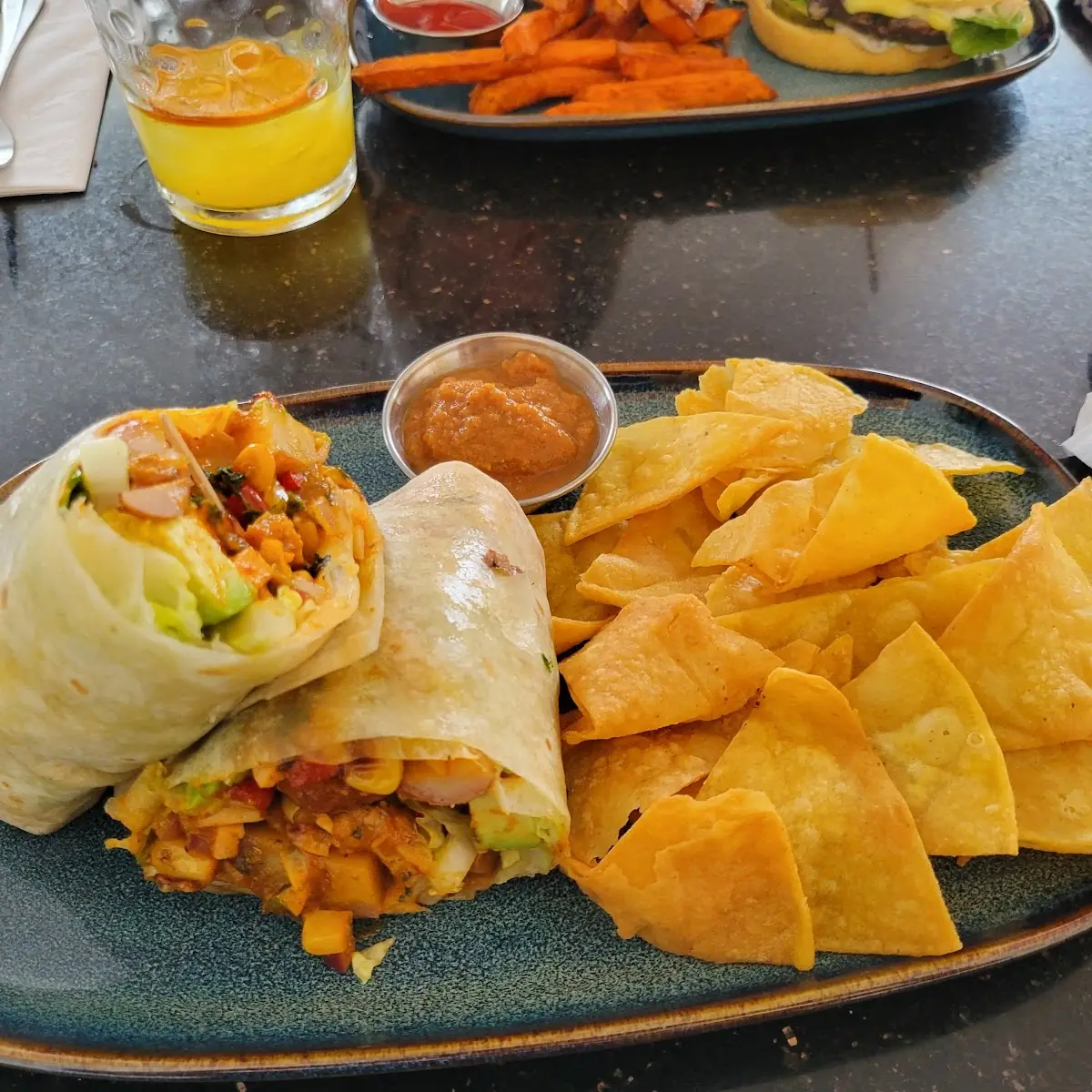 Chipotle Burrito with Chips Salsa