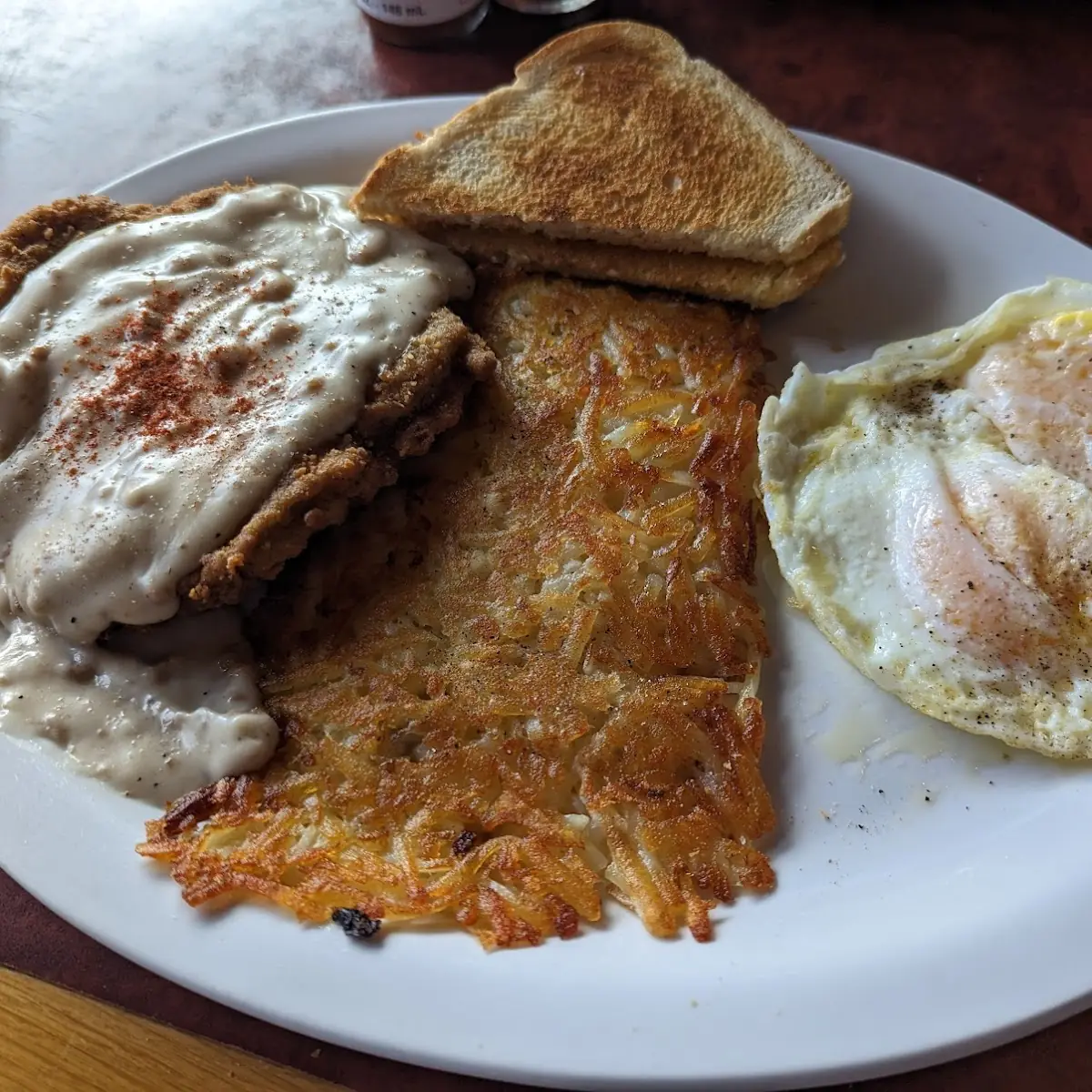 Classic Biscuits and Gravy Chicken Fried Steak & Eggs