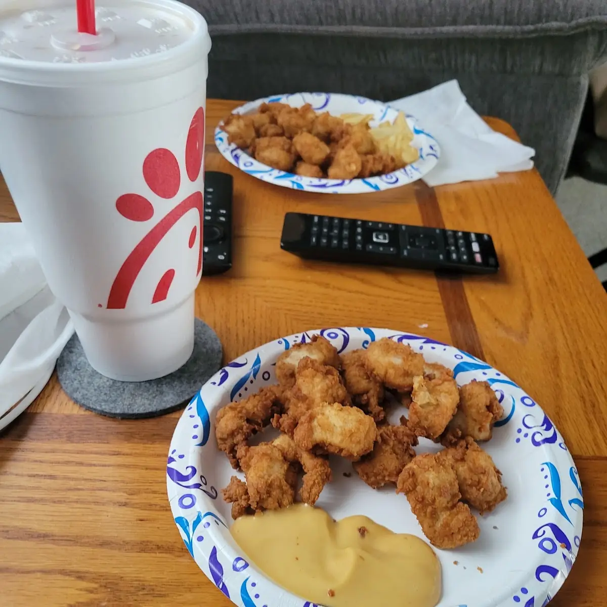 Crispy Chicken Nuggets and Fries