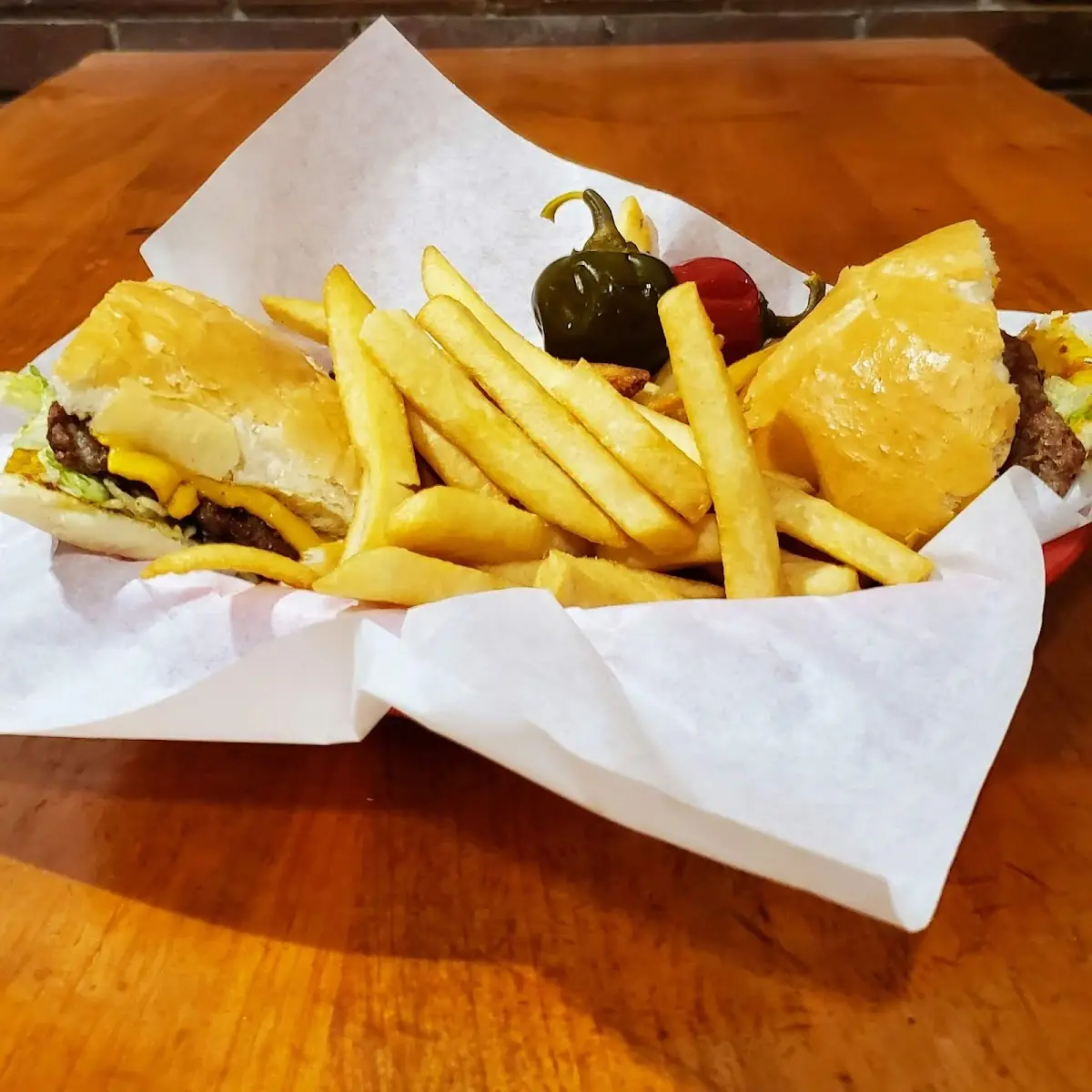 Sandwich and Fries